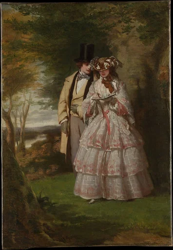 The Two Central Figures in "Derby Day"