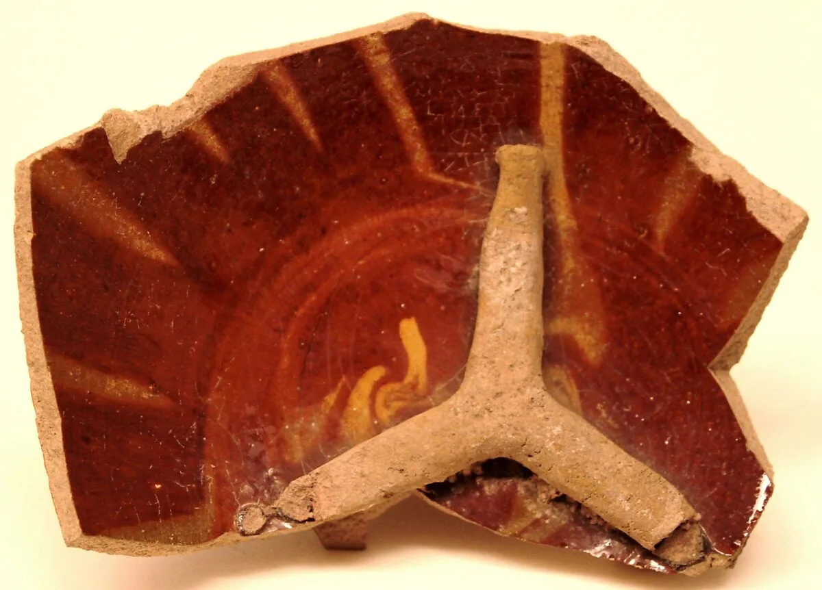 Waster of a Bowl with a Tripod Stuck Inside — Unknown