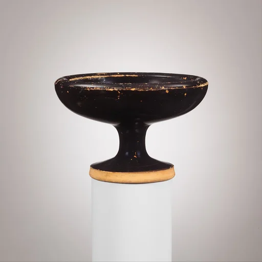 Terracotta stemmed dish
