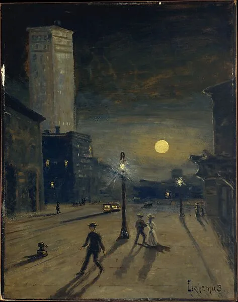 New York at Night — Louis Michel Eilshemius
