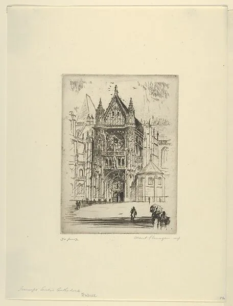 Transept Senlis Cathedral — Albert E. Flanagan