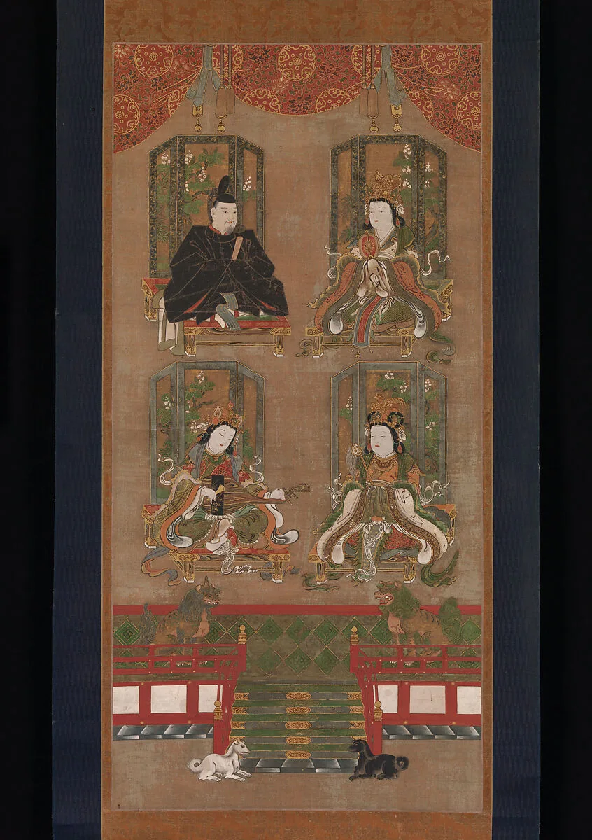 高野四所明神像|The Four Deities of Mount Kōya — Unknown