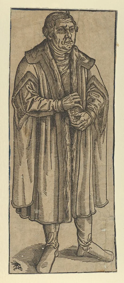 Copy of Martin Luther, Full Length — Lucas Cranach the Younger
