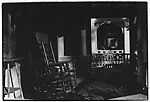 [Porch with Two Rocking Chairs in Deep Shadow]