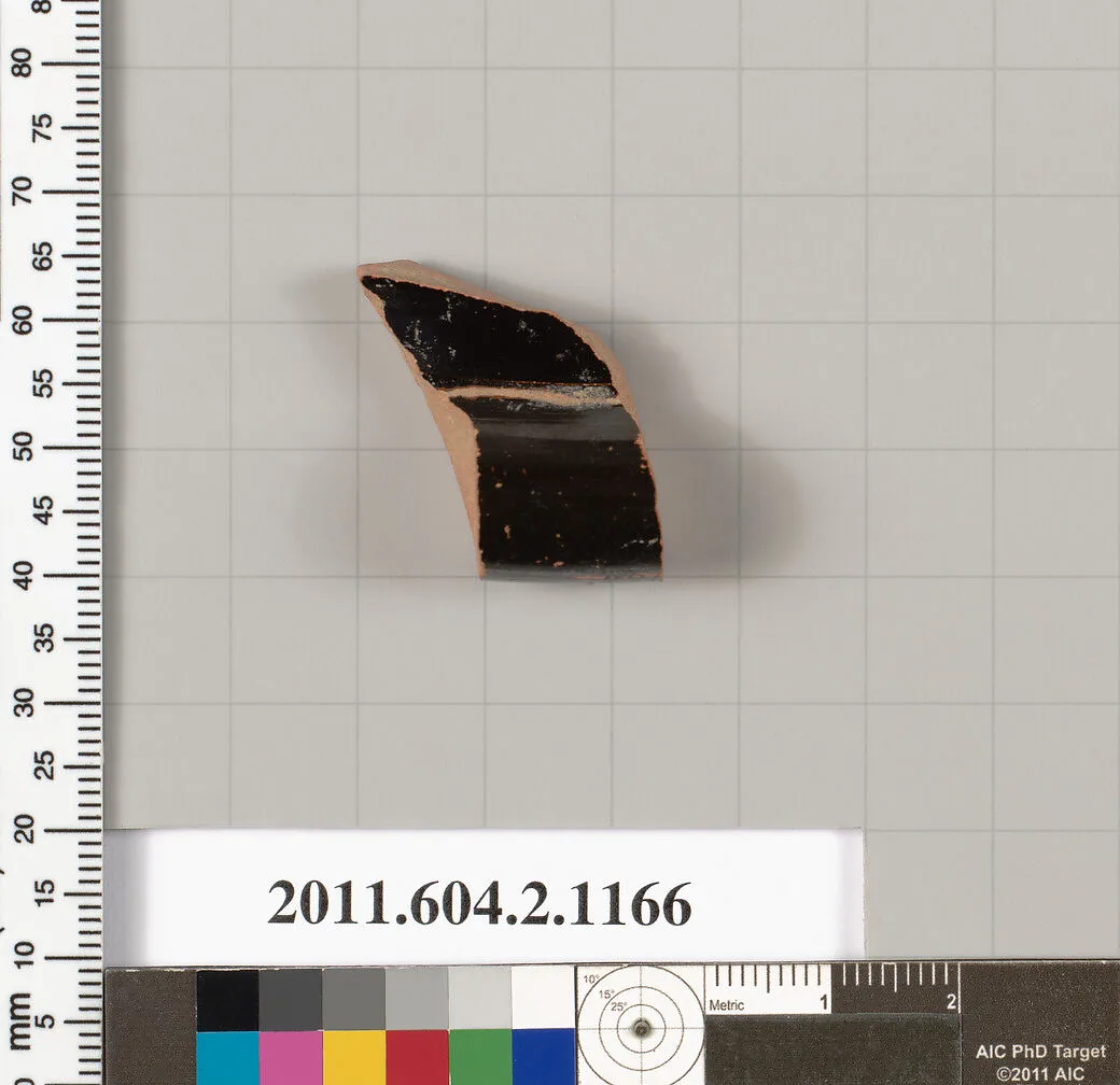 Terracotta fragment of a skyphos (deep drinking cup) — Unknown