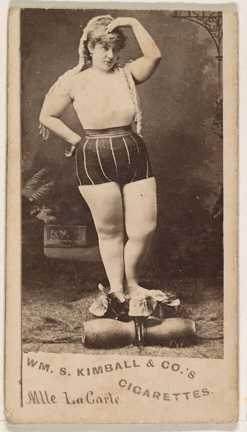 Mlle LaCarte, from the Actresses series (N203) issued by Wm. S. Kimball & Co. — William S. Kimball & Company