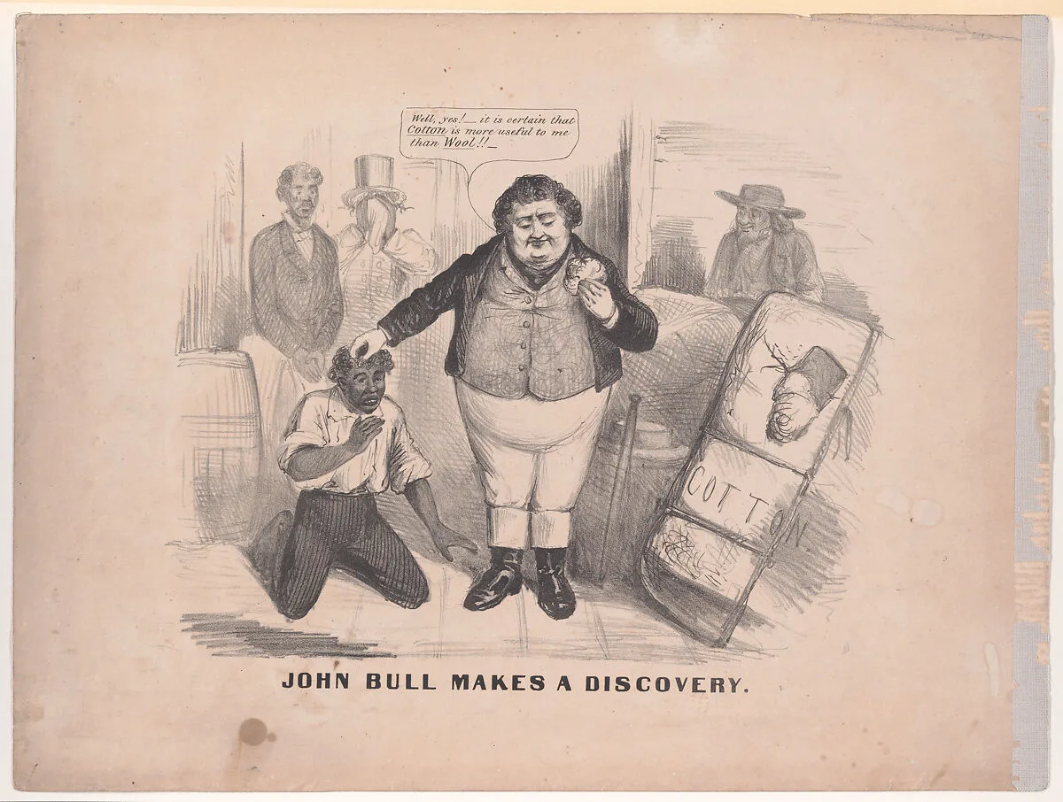 John Bull Makes a Discovery — Currier & Ives