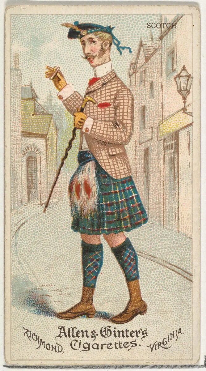 Scotch, from World's Dudes series (N31) for Allen & Ginter Cigarettes — Allen & Ginter