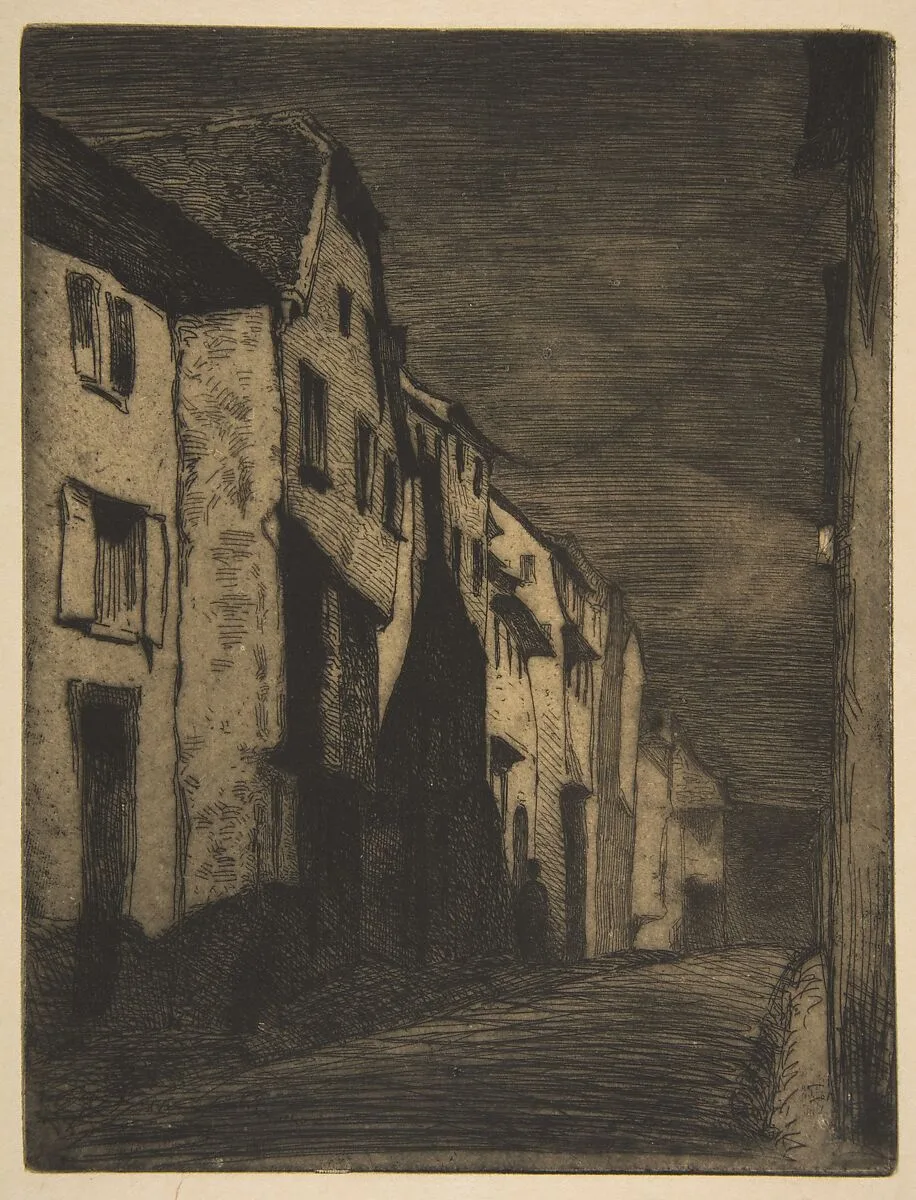 Street at Saverne — James McNeill Whistler