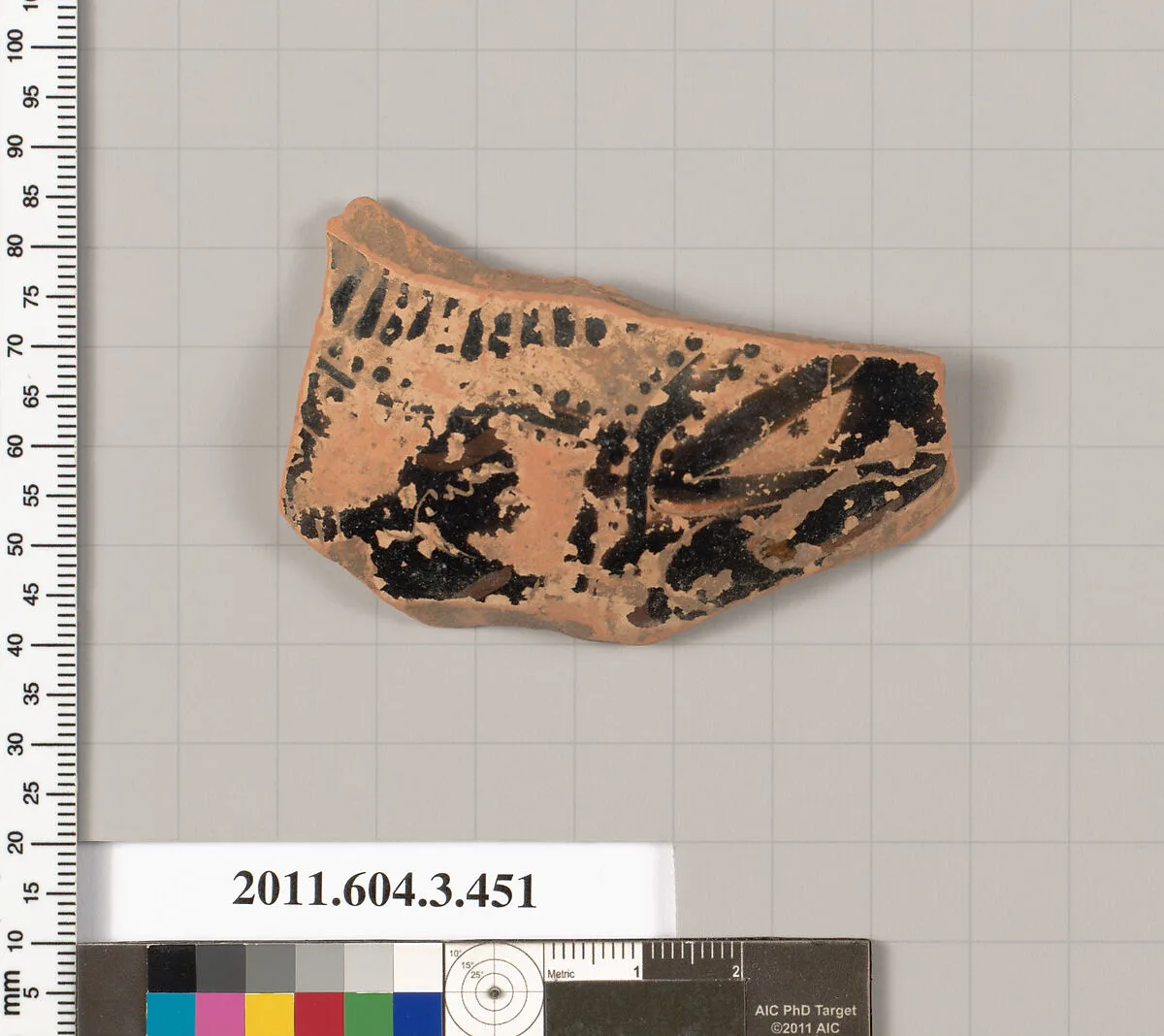 Terracotta fragment of a neck-amphora (jar) — Unknown