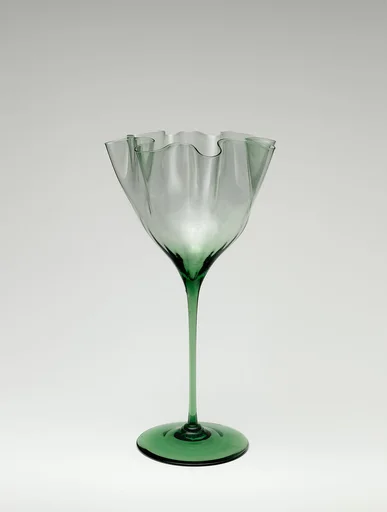 Tall-stemmed vase