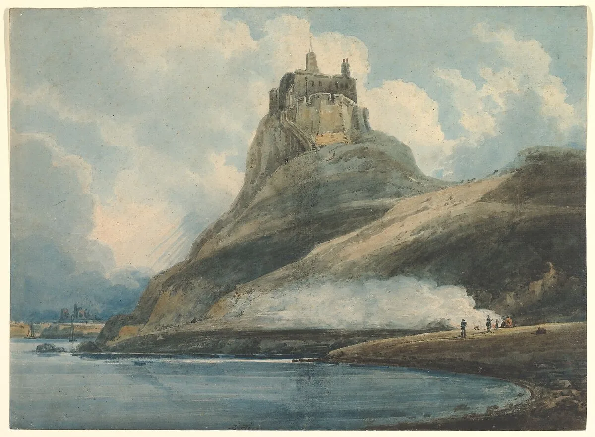 Lindisfarne Castle, Holy Island, Northumberland — Thomas Girtin