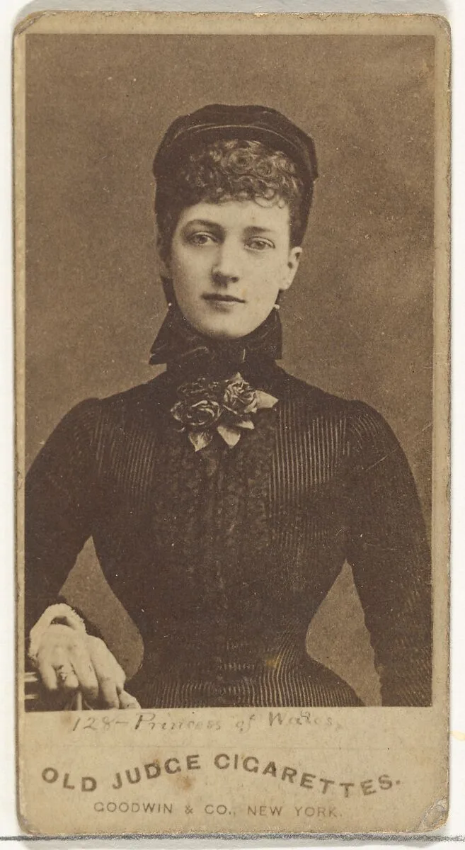 Princess of Wales, from the Actors and Actresses series (N171) for Old Judge Cigarettes — Goodwin & Company