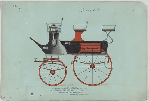 Design for Roof Seat or Demi Break, no. 4066