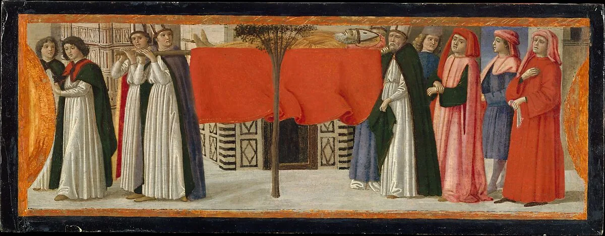 The Burial of Saint Zenobius — Davide Ghirlandaio (David Bigordi)