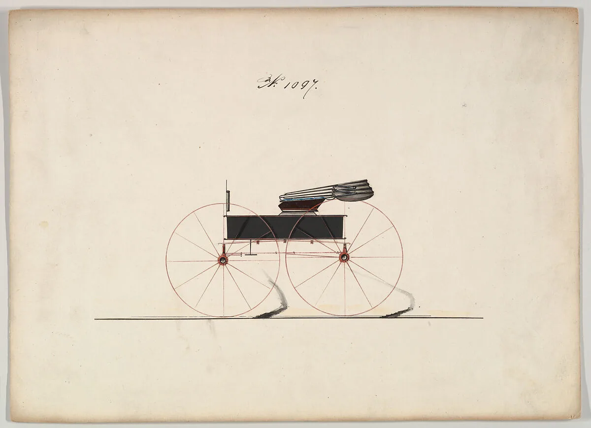 Design for Wagon, no. 1097 — Brewster & Co.