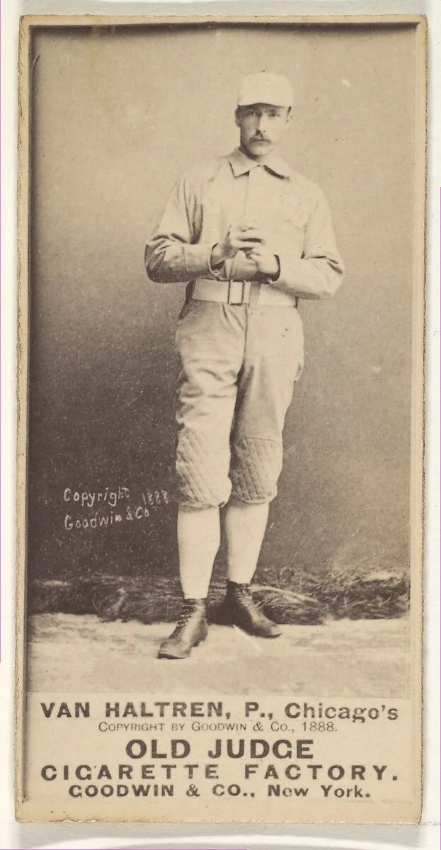 Van Haltren, Pitcher, Chicago, from the Old Judge series (N172) for Old Judge Cigarettes — Goodwin & Company