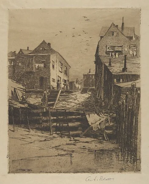 A Corner of Portland — Charles Adams Platt