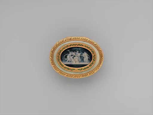 Snuffbox with six allegories of love