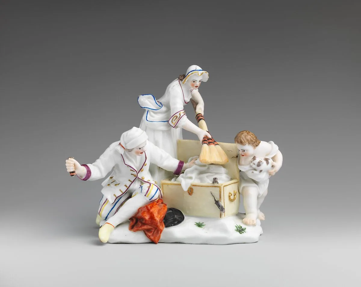 The Mouse Catchers — Giuseppe Gricci|Capodimonte Porcelain Manufactory