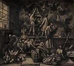 Cartoon for "Recollection of the Flood"