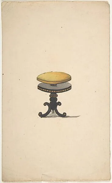 Design for a Piano Stool — Gillows