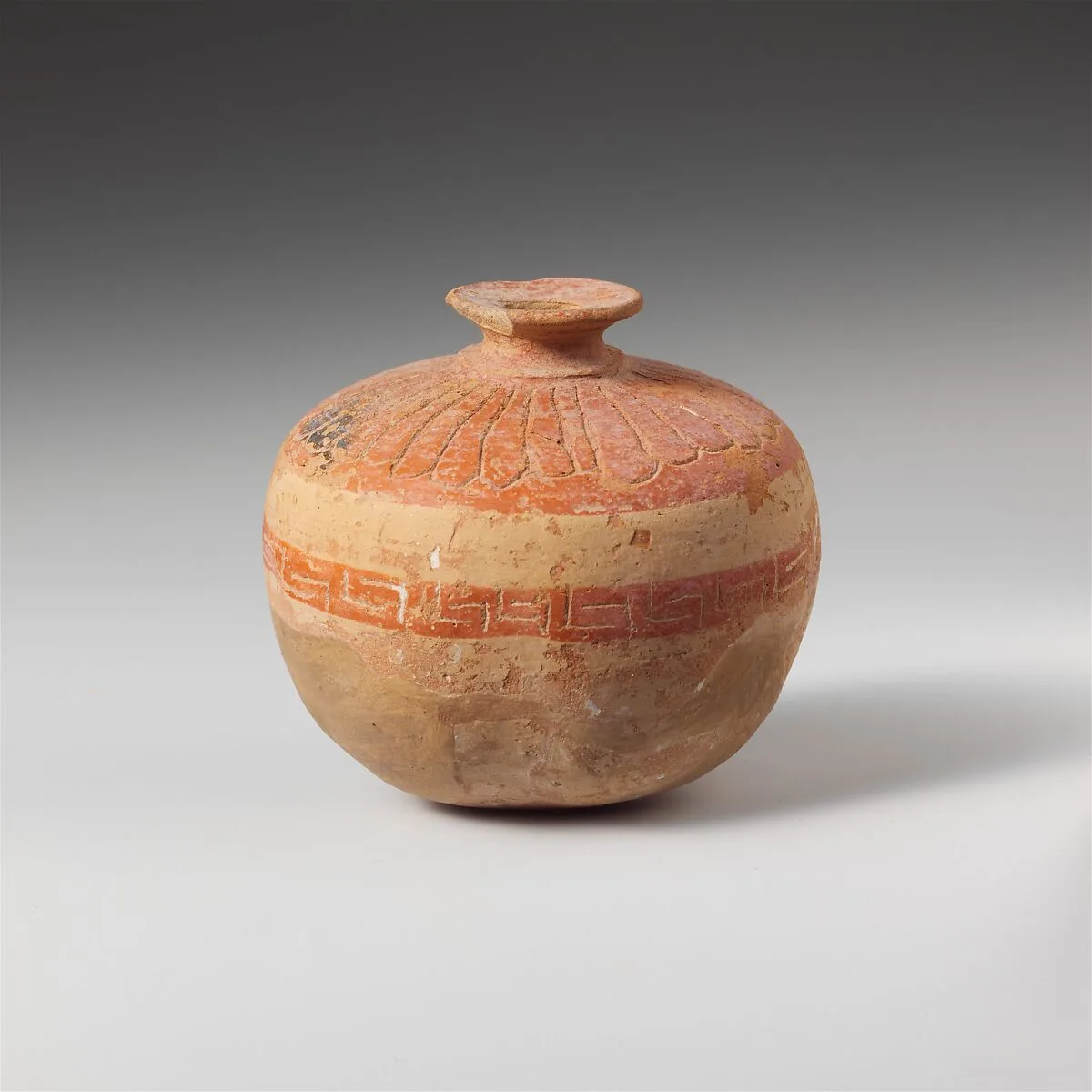 Terracotta aryballos (oil flask) in the form of a pomegranate — Unknown