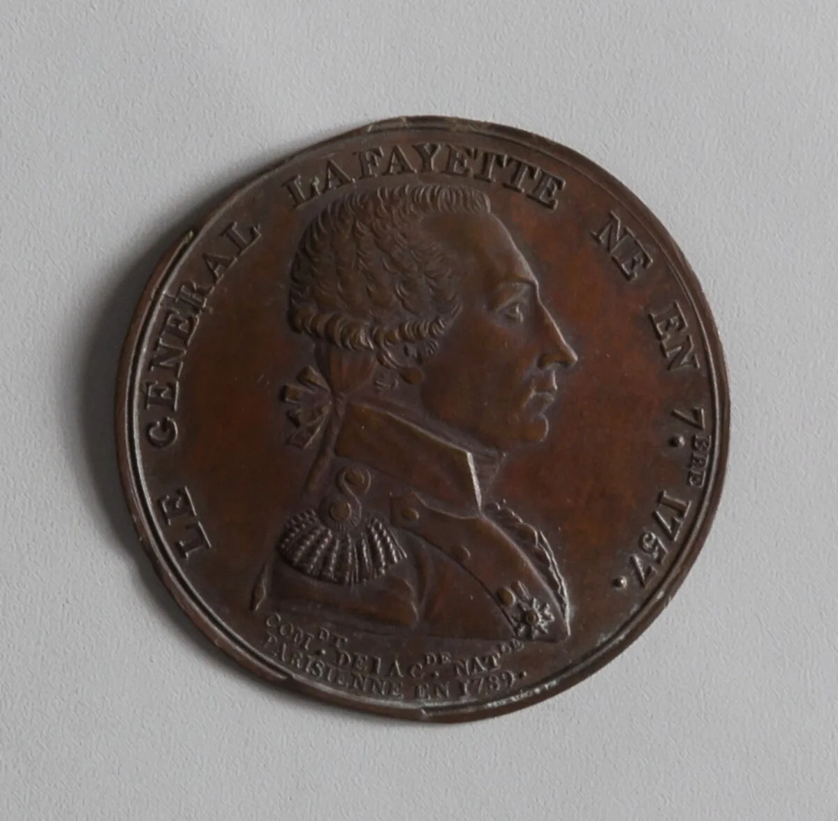 Medal of the Marquis de Lafayette — Unknown