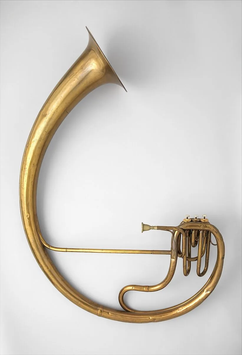 Bass saxtuba in E-flat — Adolphe (Antoine Joseph) Sax