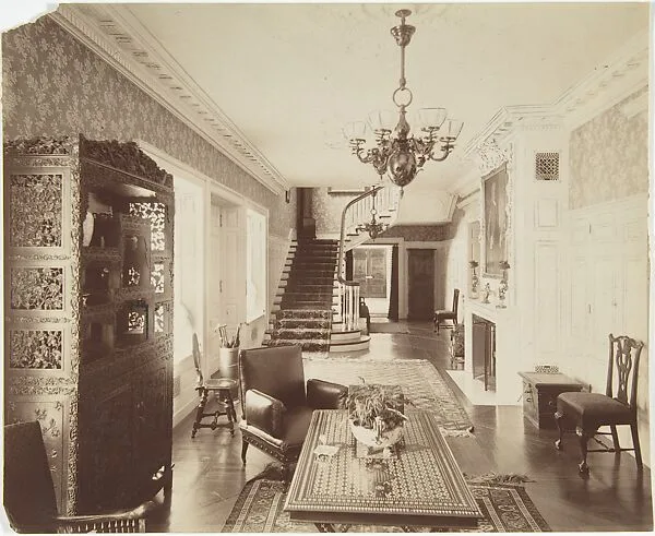 Interior Hall of an Unidentified House (possibly Dongan Hills, S. I.) — Ernest Flagg