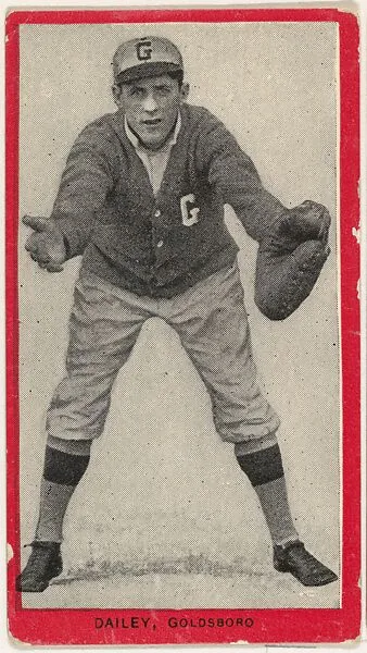 Dailey, Goldsboro, East Carolina League, from the Baseball Players (Red Borders) series (T210) issued by Old Mill Cigarettes — Old Mill Cigarettes, Virginia