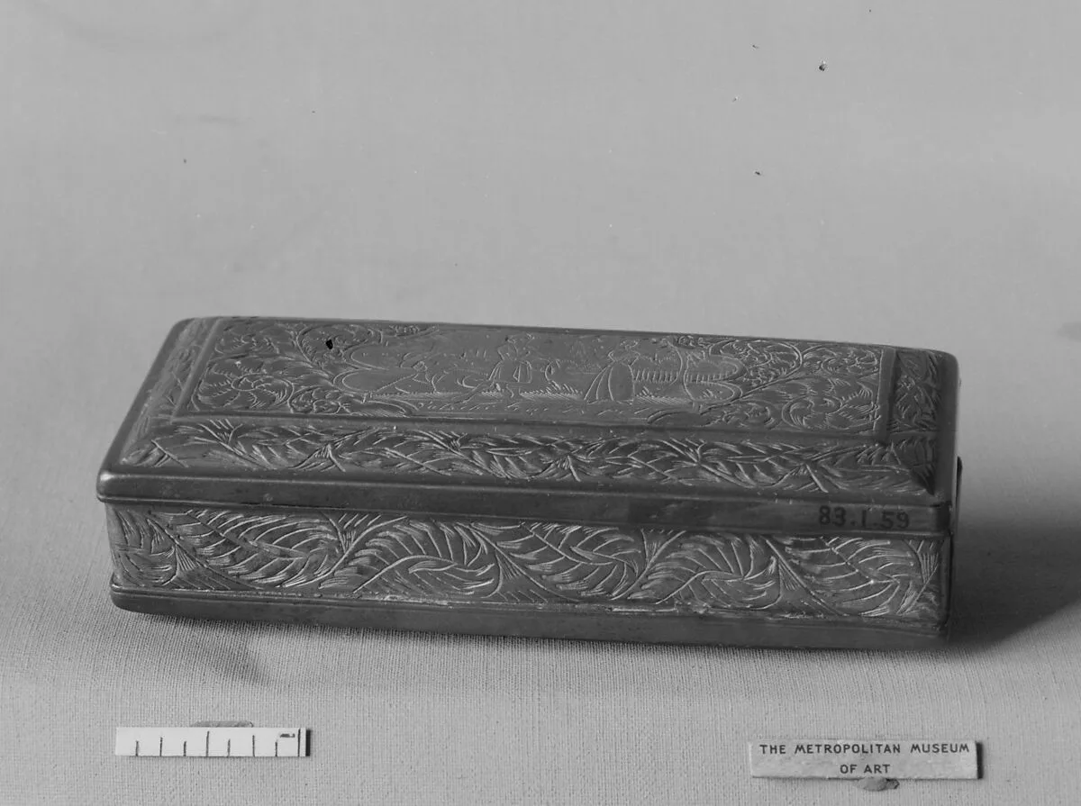 Tobacco box — Unknown