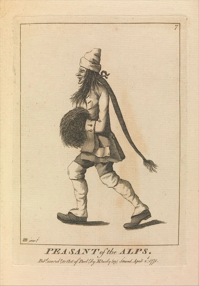 Peasant of the Alps — Matthew Darly|Mary Darly|Henry William Bunbury