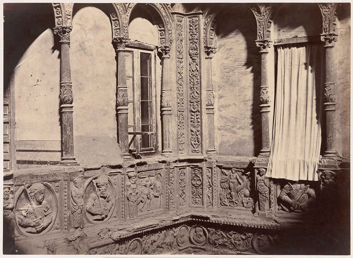 Zaragoza, Patio de la Casa Conocida con el Nombre de los Infantes — Charles Clifford