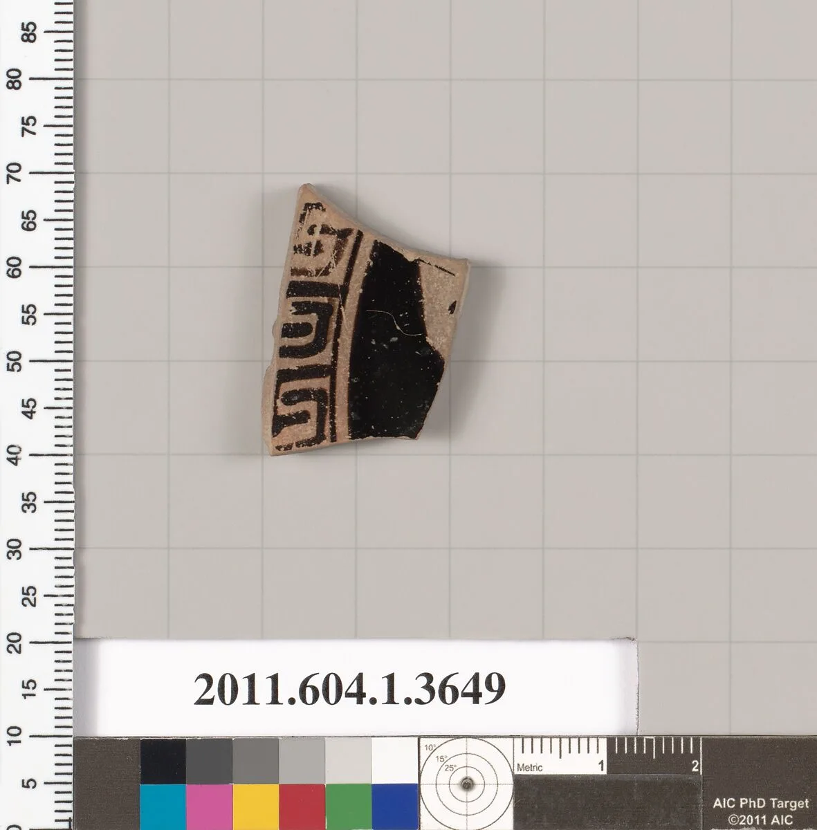 Terracotta fragment of a kylix (drinking cup) — Unknown