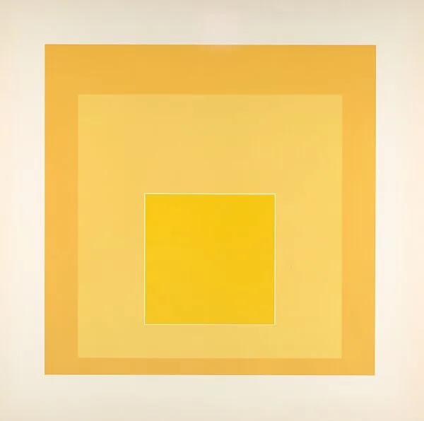 Proof for White Line Square series — Josef Albers|Gemini G.E.L.|Kenneth E. Tyler