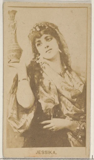 Jessika, from the Actors and Actresses series (N45, Type 8) for Virginia Brights Cigarettes