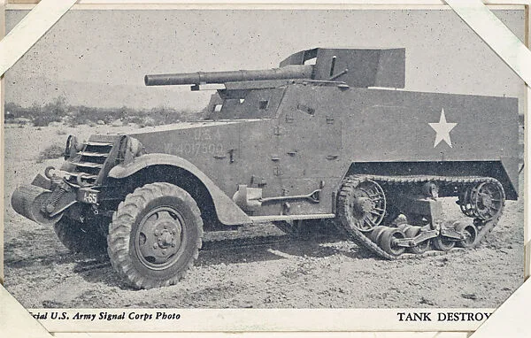 Tank Destroyer from Military--Official Photos cards (W615) — Unknown