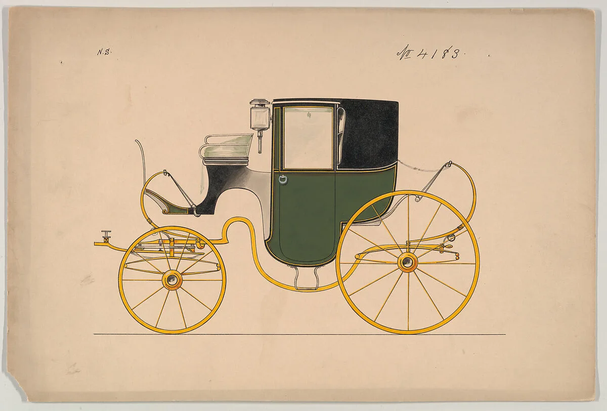 Design for Brougham/ D'Orsay, no. 4183 — Brewster & Co.|Herman Stahmer