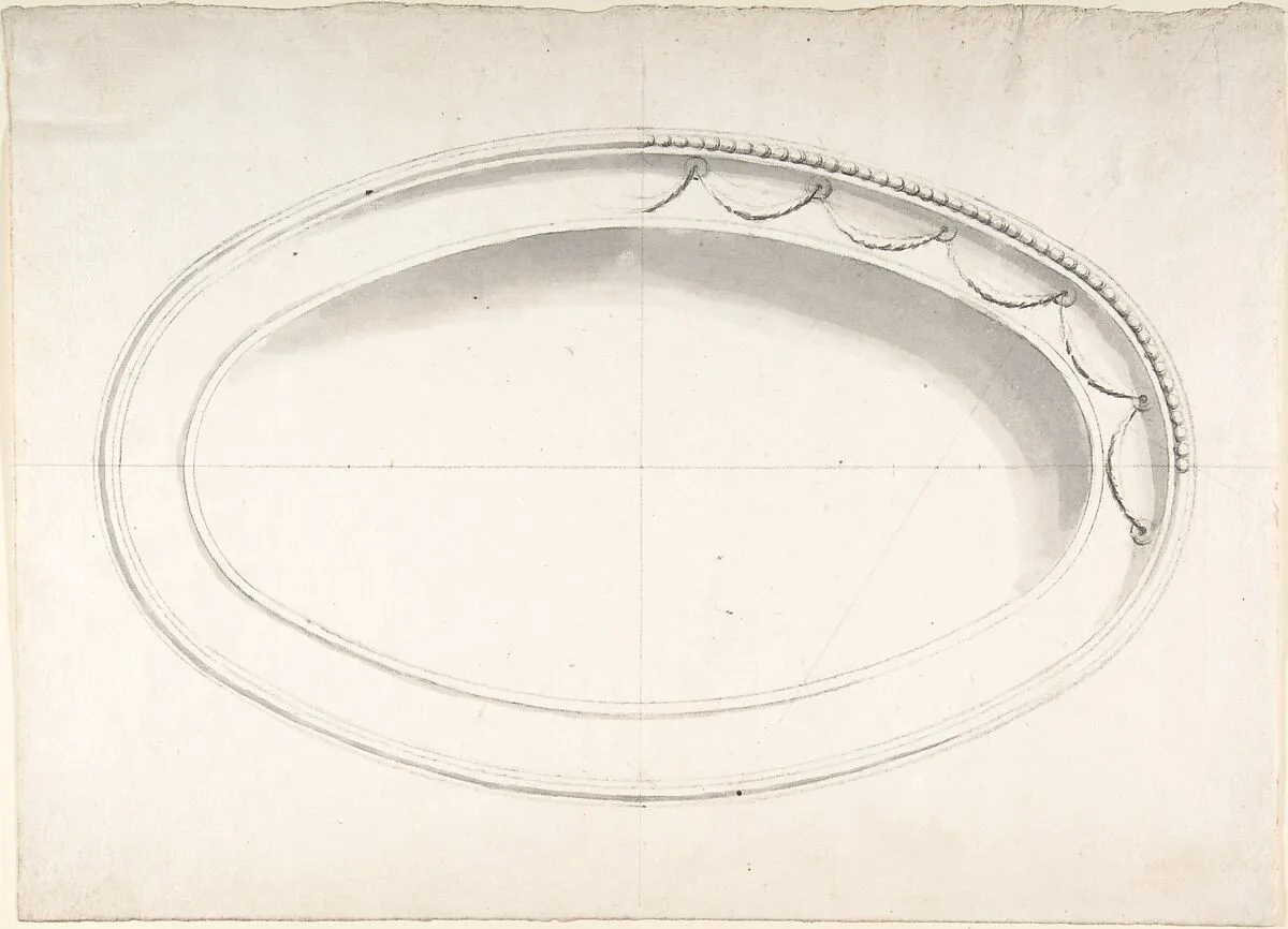 Oval Dish — Anonymous, Italian, 19th century