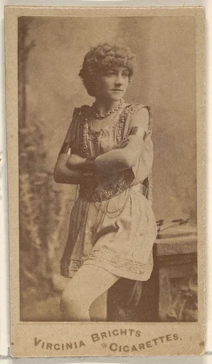 From the Actors and Actresses series (N45, Type 4) for Virginia Brights Cigarettes