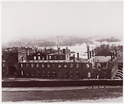[Ruins of the Arsenal, Richmond, Virginia, after Evacuations]
