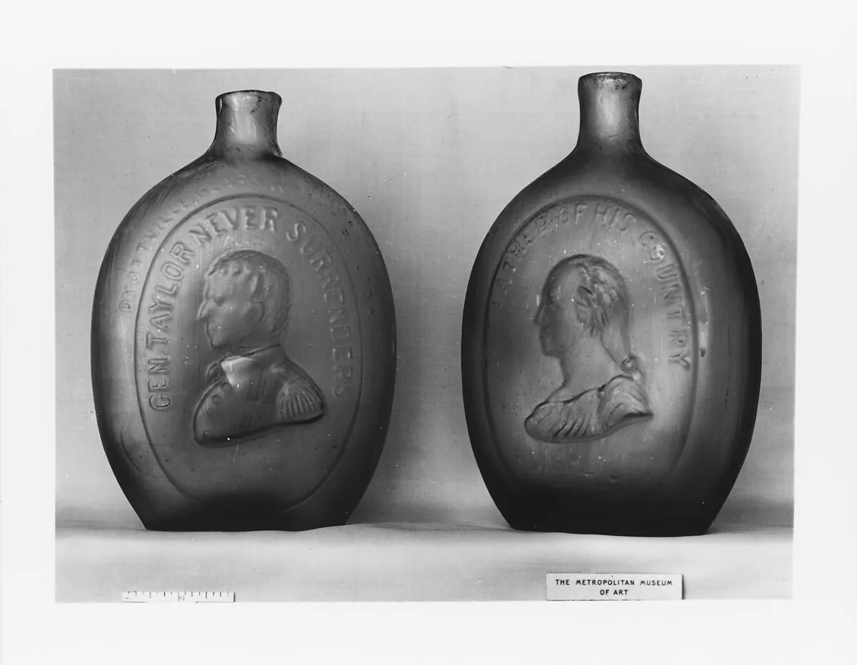 Flask — Dyottville Glass Works