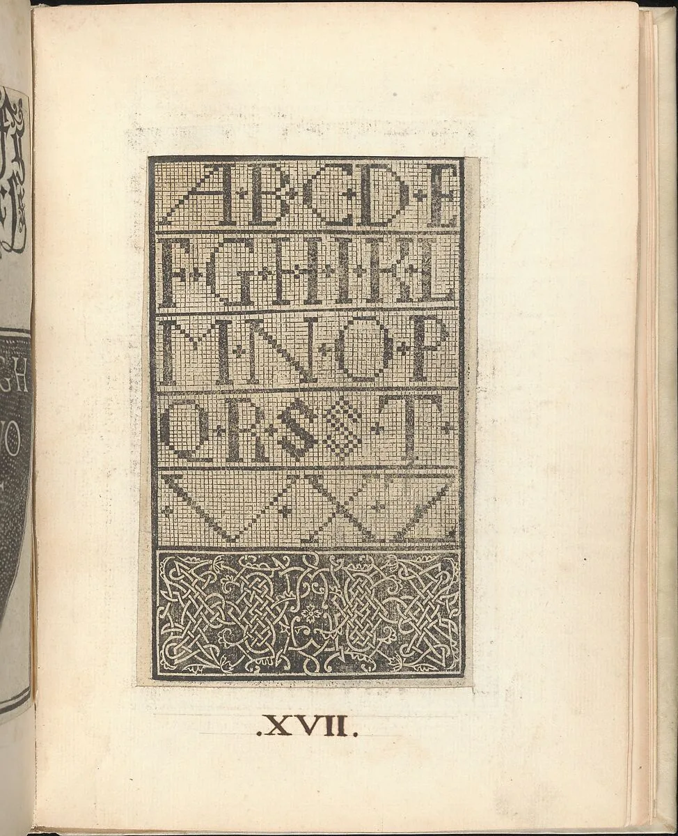 Esemplario di lavori, page 16 (verso) — Nicolò Zoppino