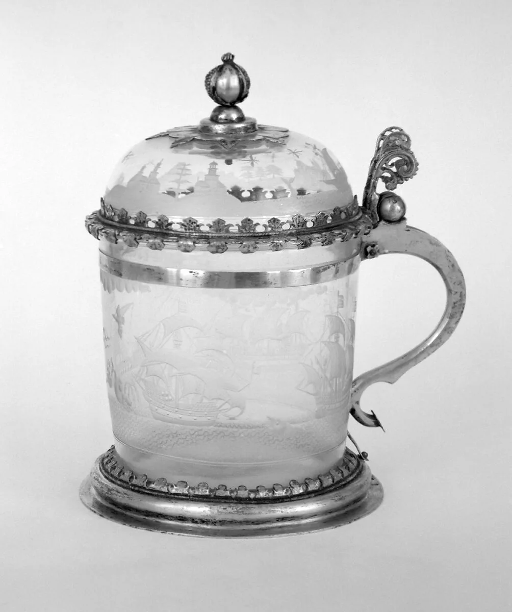 Tankard with cover — Georg Schwanhardt the Elder