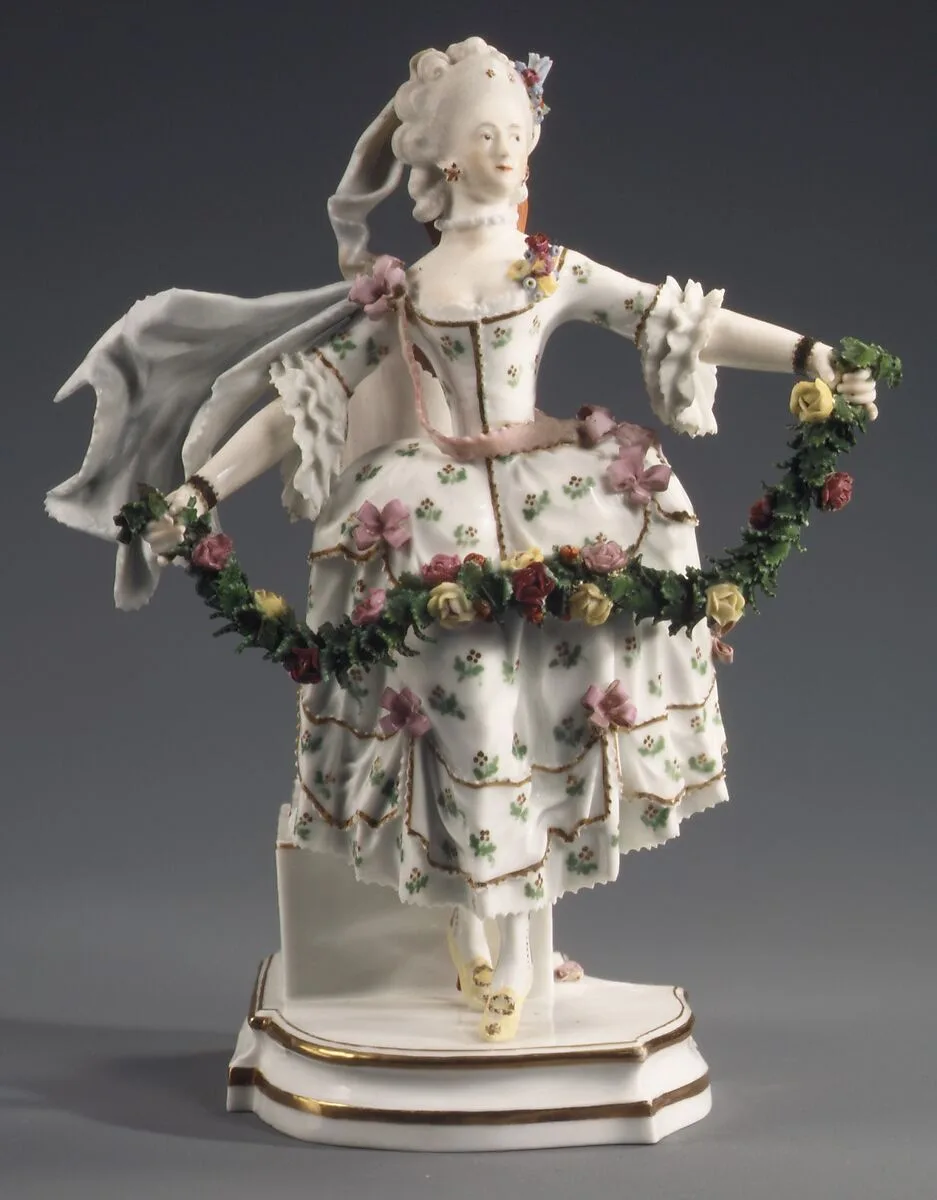 Dancer — Fulda Pottery and Porcelain Manufactory|Georg Ludwig Bartholomae|Nicolas Lancret