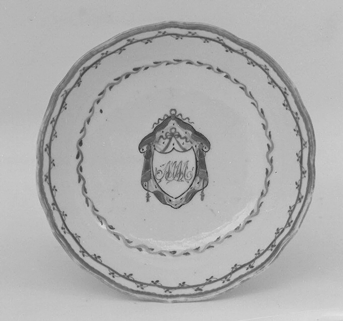 Saucer (part of a miniature service) — Unknown