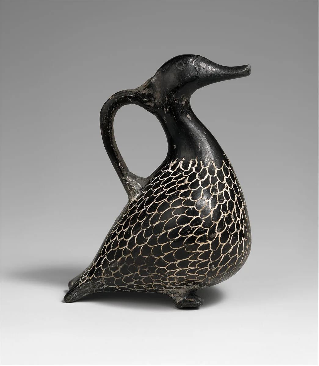 "Tell el-Yahudiya" Vase in the Shape of a Duck — Unknown
