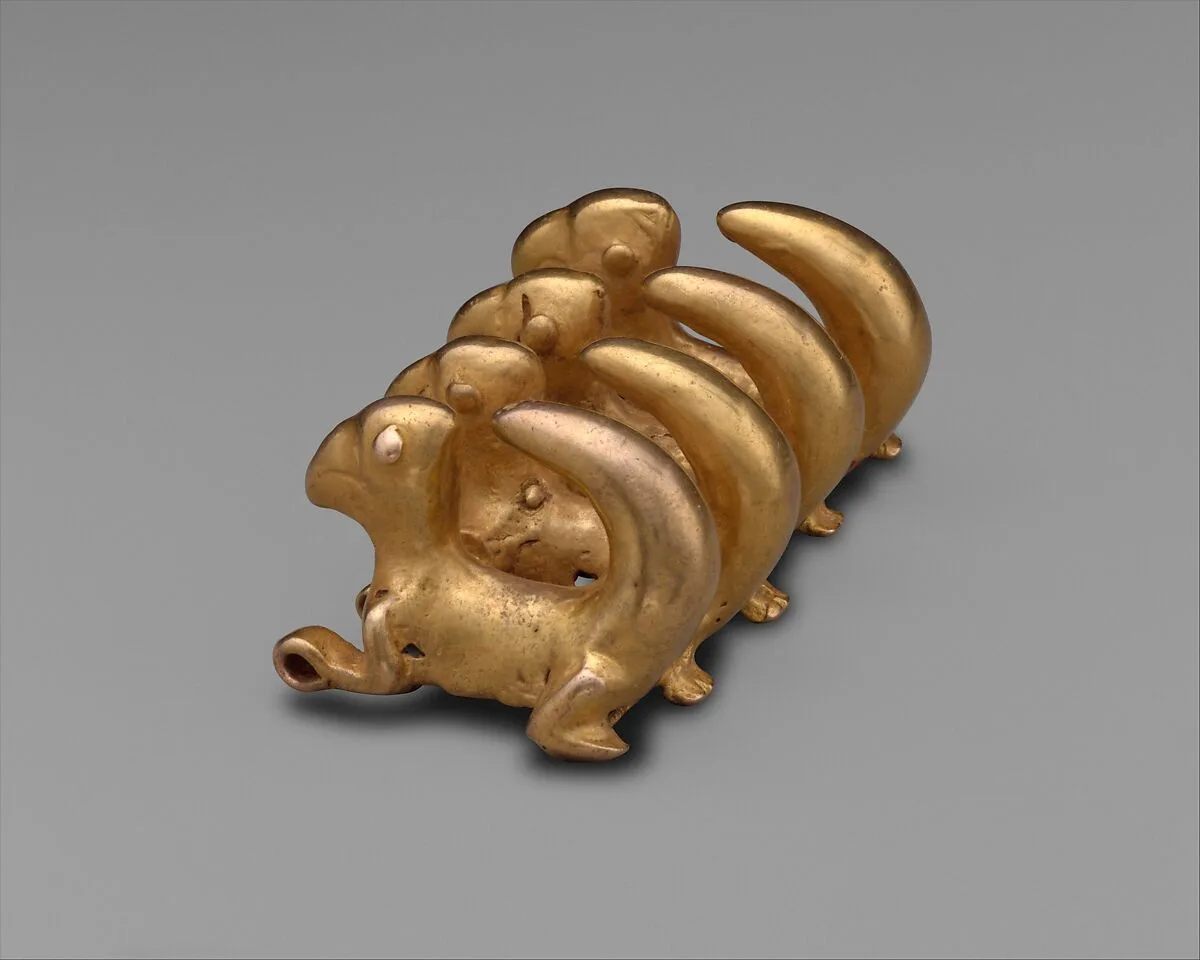 Curly-Tailed Animal Pendant — Unknown