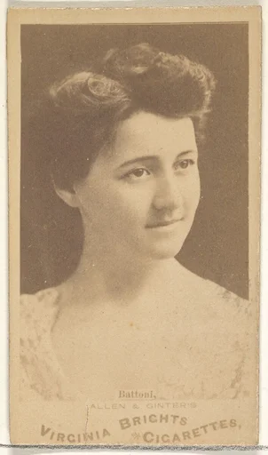 Battoni, from the Actors and Actresses series (N45, Type 1) for Virginia Brights Cigarettes